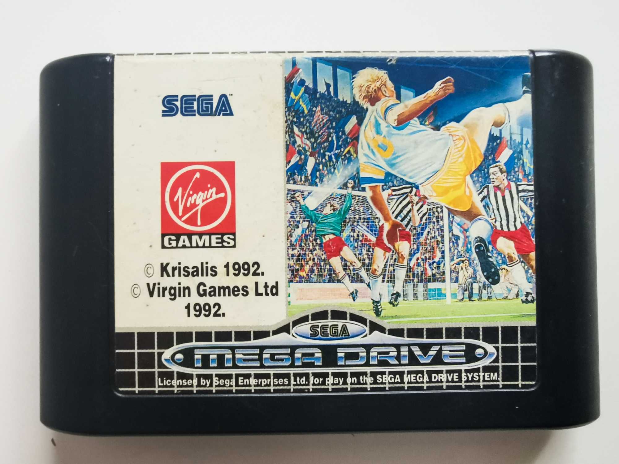 Jogo Megadrive "European Club Soccer" (SEGA)
