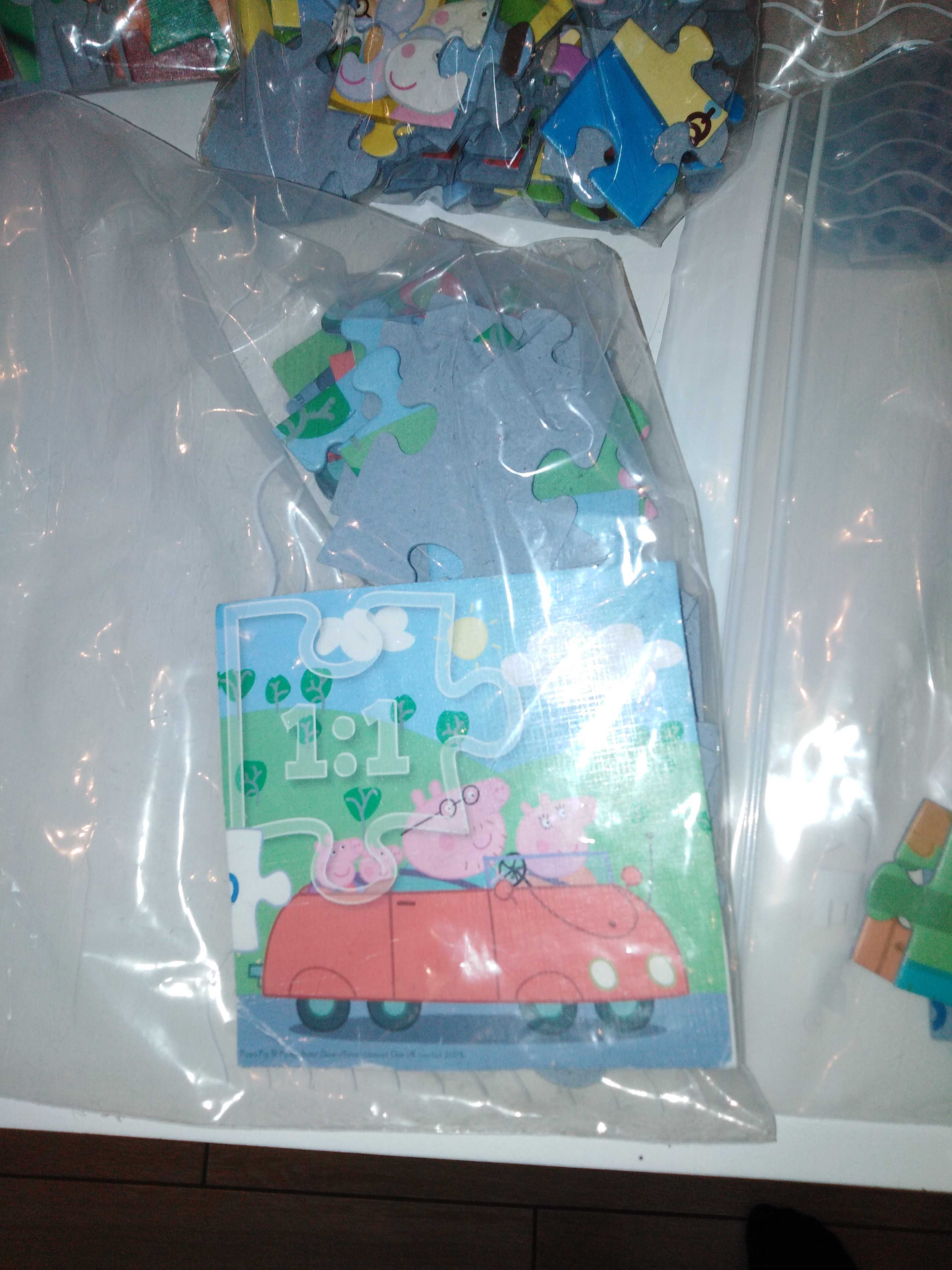 Puzzle świnka peppa 6 zestawów