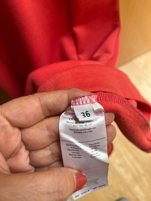 Vestido lanidor laranja
