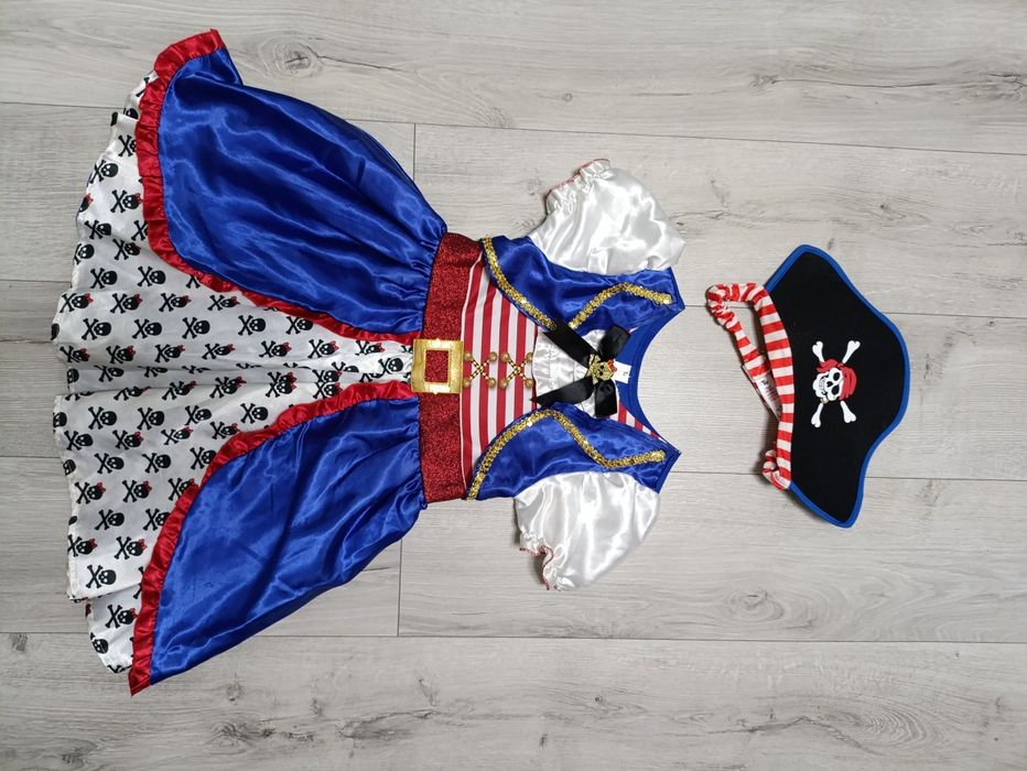 Карнавальний костюм піратка дівчинка пірат розбійниця 7-8 років Хеллоу