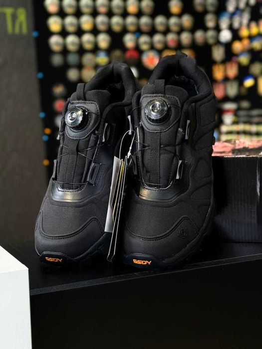 Тактичні демісезонні кросівки на автошнурівці ESDY Чорні 40-45