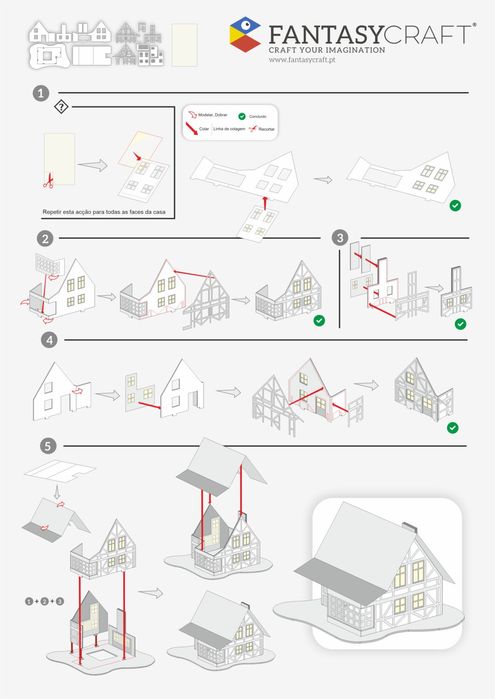 Kit casinha da aldeia