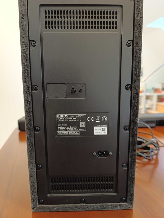 Soundbar Sony HT-G700 – Som Dolby Atmos e DTS:X, como nova