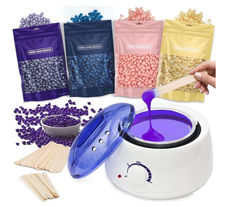 Vinmall zestaw do depilacji podgrzewacz do wosku twardego 400g