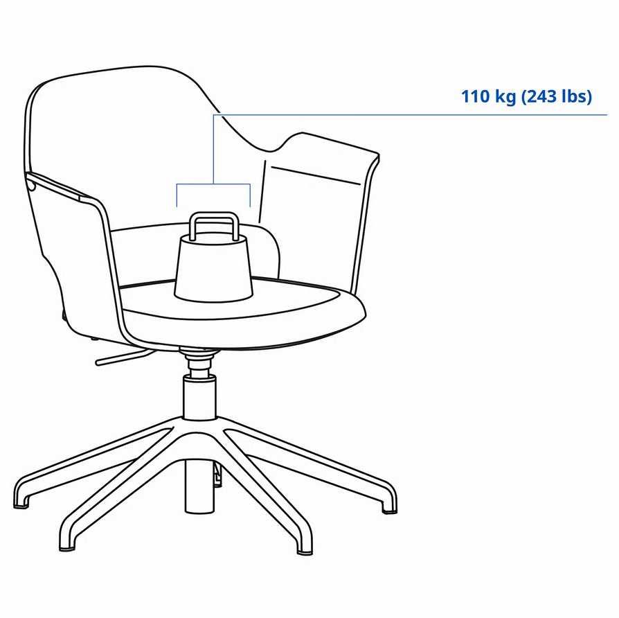 FJÄLLBERGET ikea | krzesło konferencyjne, obrotowe, regulowane, beżowe