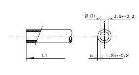 OKAZJA 47 gr/szt Wężyk gumowy EPDM spryskiwacza nawadniający 3,5/6 mm