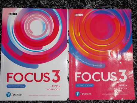 Focus 3 second edition Pearson student's book +workbook
