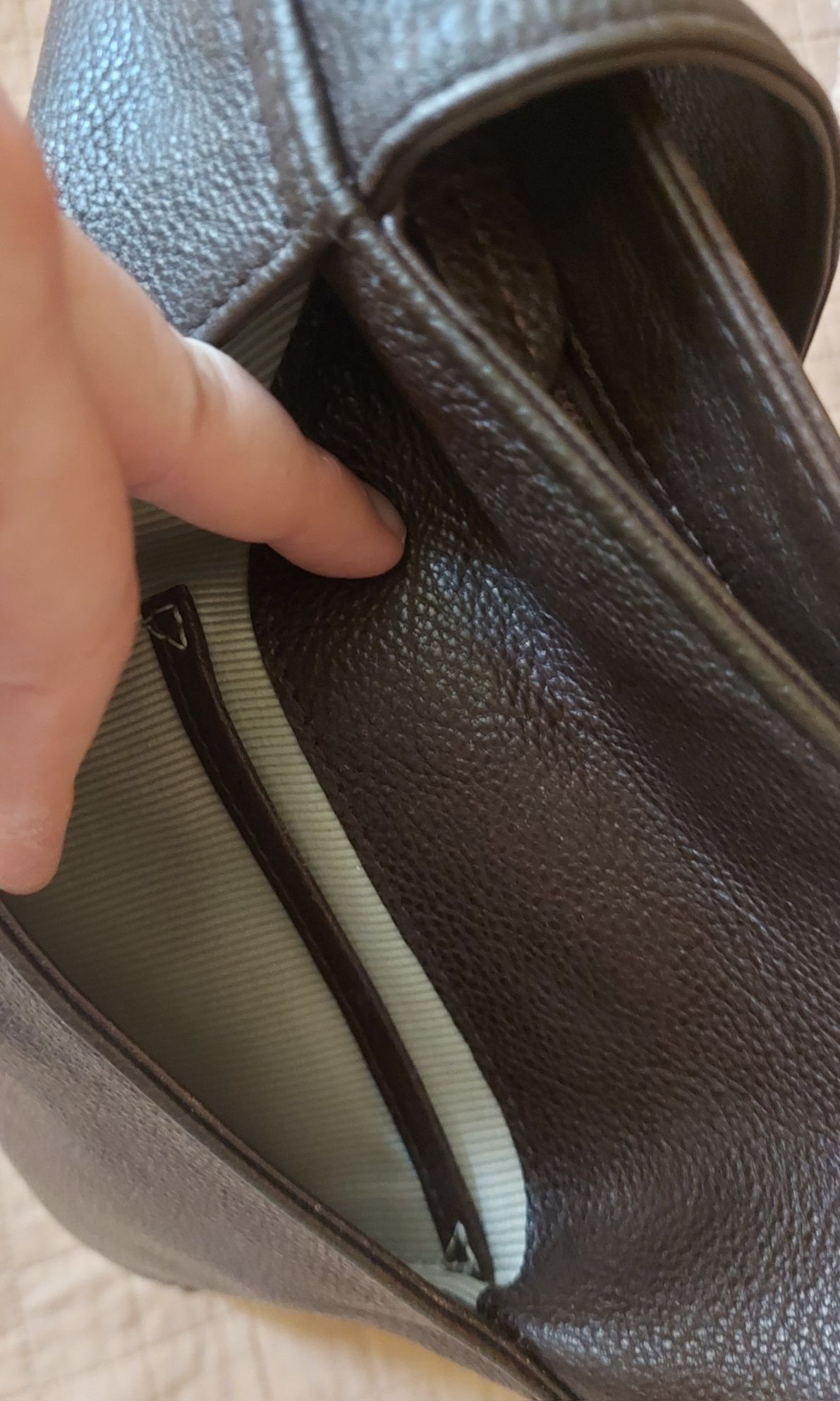 Radley London torebka listonoszka brązowa skórzana skóra naturalna