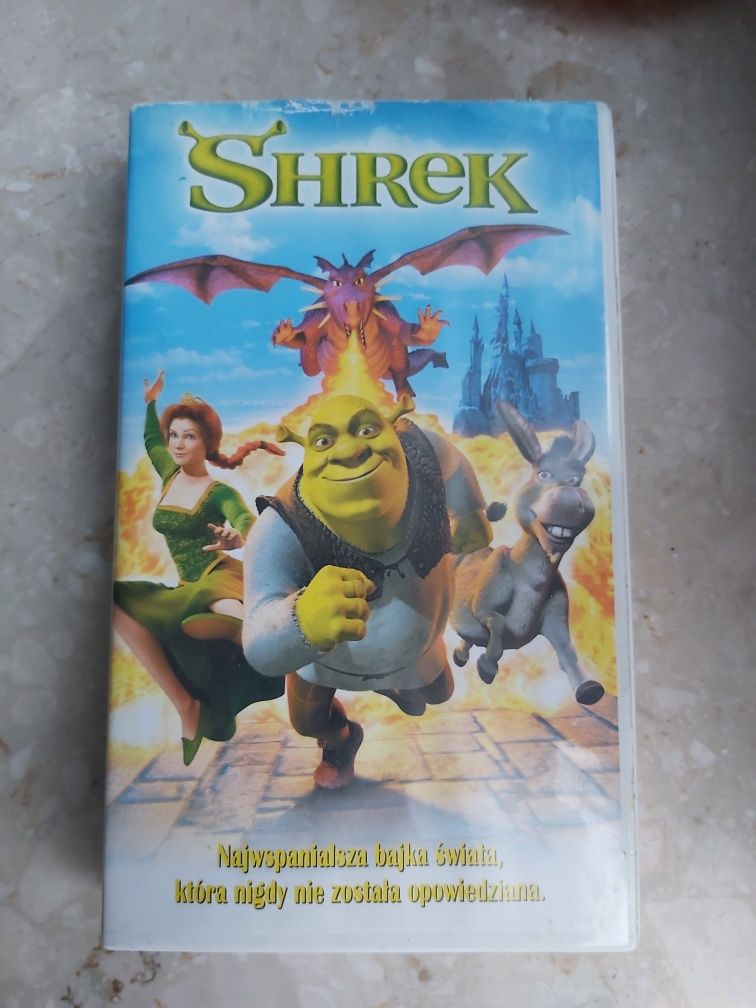 Shrek i Ojciec Chrzestny VHS film kaseta