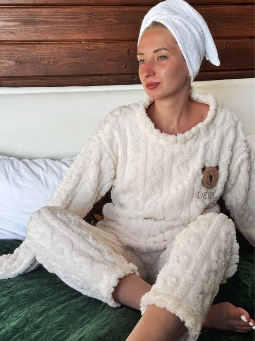 Піжама жіноча тепла теді