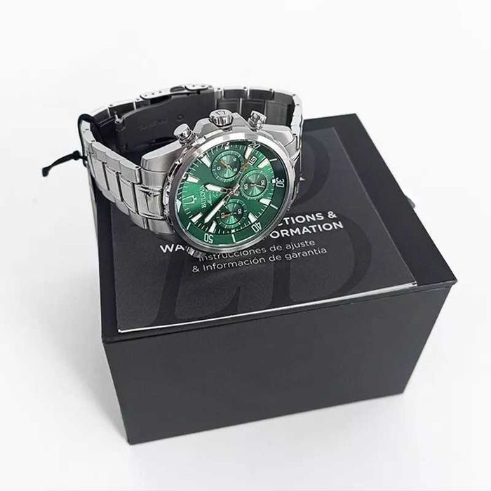 Bulova Marine Star 96B396 - хронограф, водостійкість 100м, 43 мм