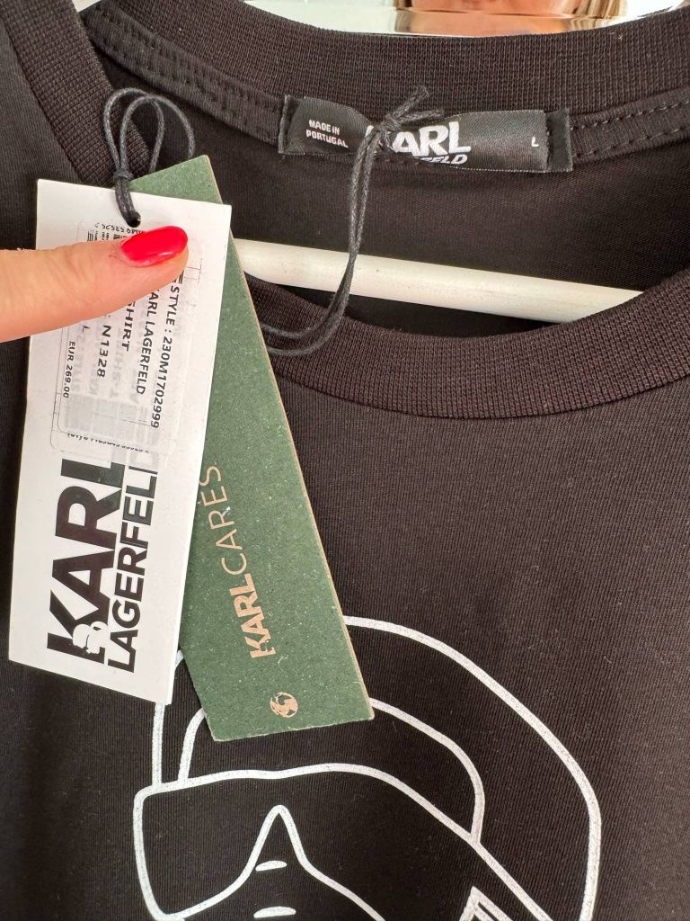 T-shirt Karl Lagerfeld roz M/L