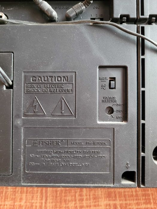 Магнітофон  Fisher PH-W702K