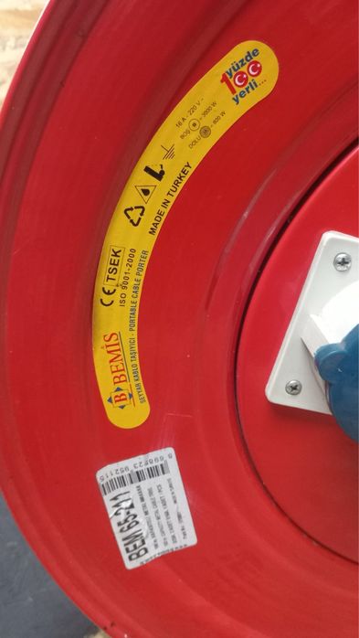 Подовжувач на котушці, удлинитель промисловий 380