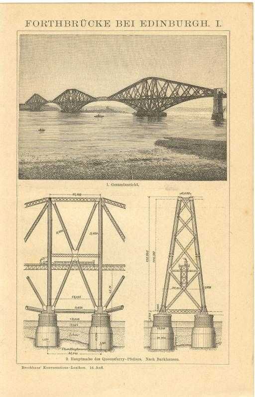 Mosty - Architektura   oryginalne XIX w. grafiki