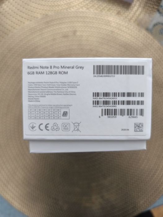Smartfon Xiaomi Redmi Note 8 Pro 6/128 GB