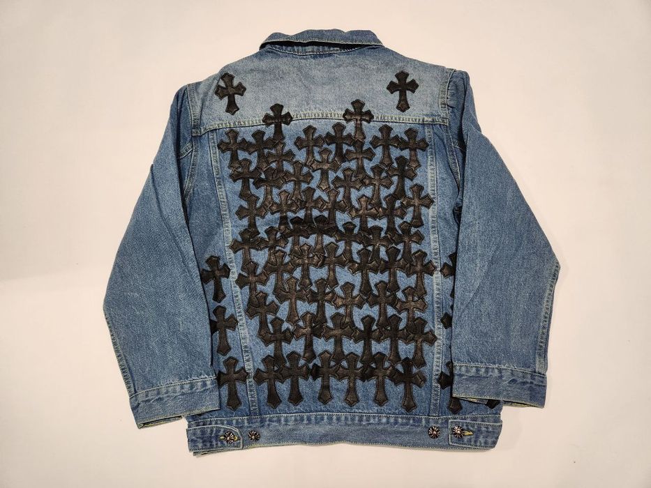 Джинсовка chrome hearts, хром хартс , джинсовая куртка