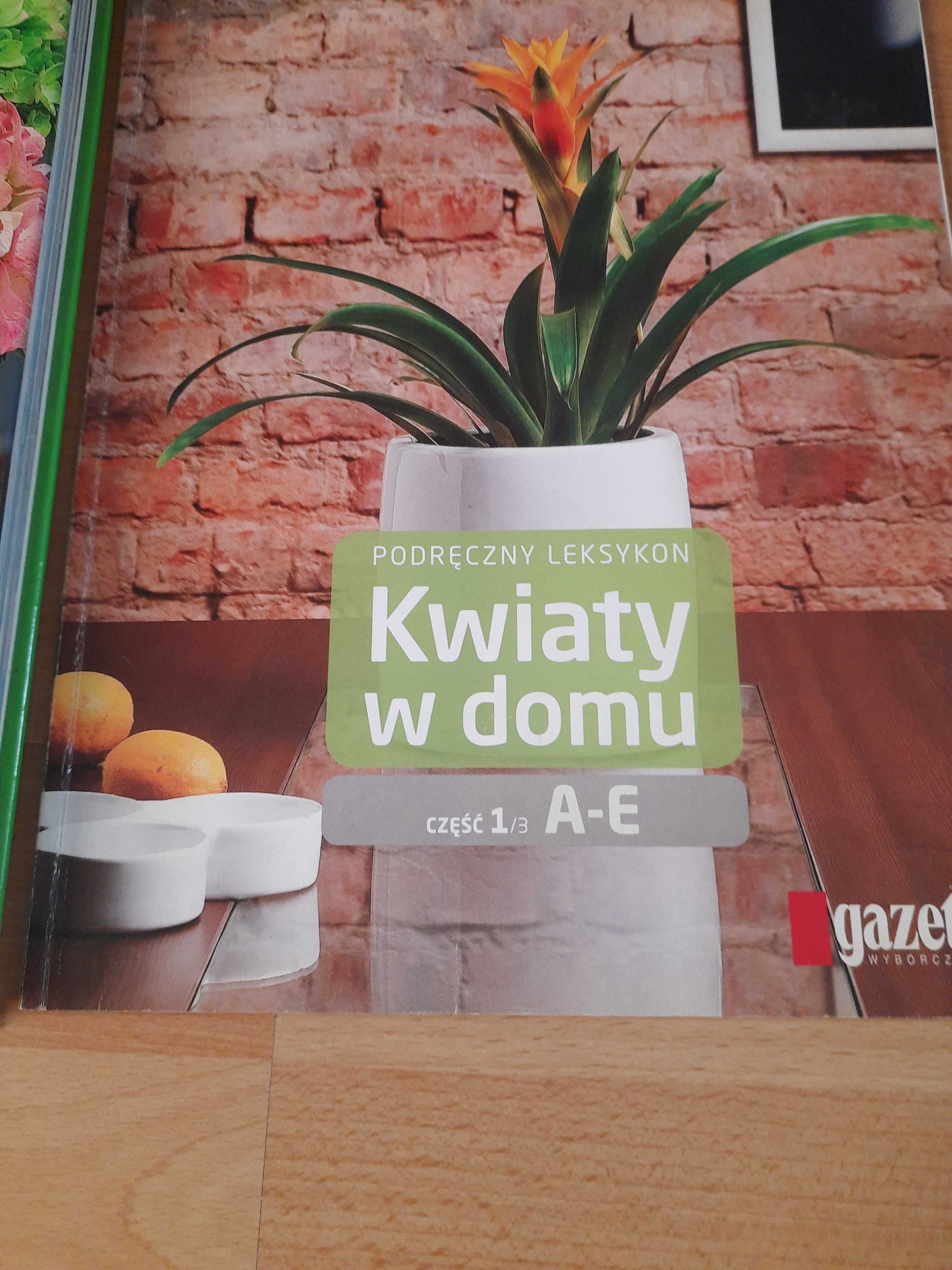 sprzedam dwie ksiazki o kwiatach