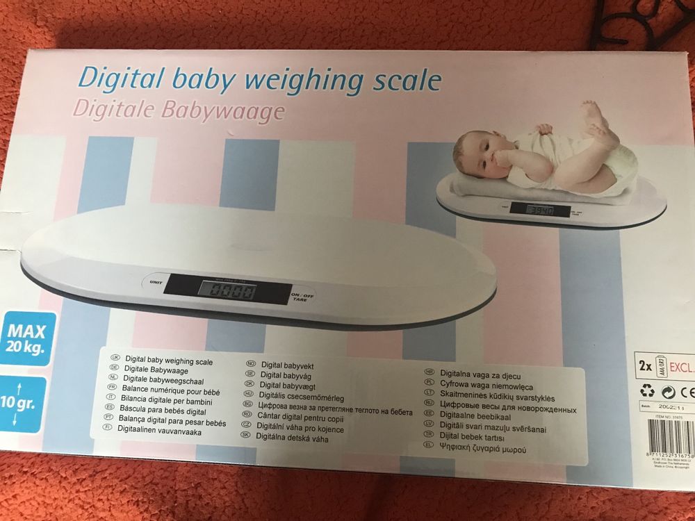 Elektroniczna waga dla niemowląt