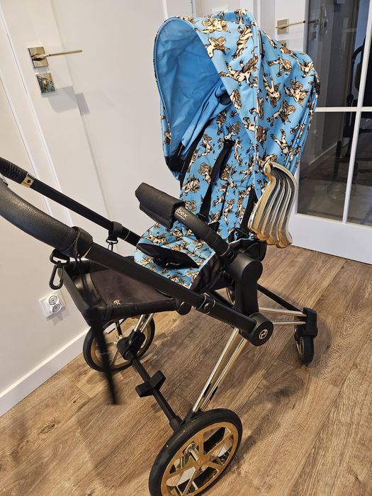 Zestaw cybex priam 2.0 jeremy Scott czarny złote skrzydła