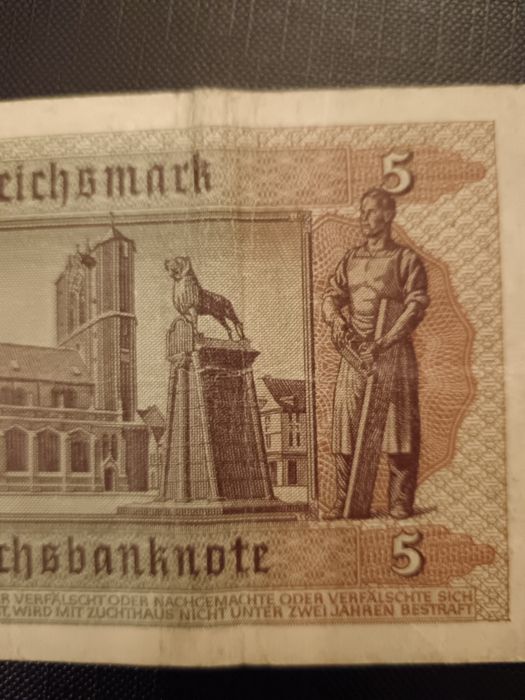 Niemiecki banknot, kolekcjonerski, przedwojenny