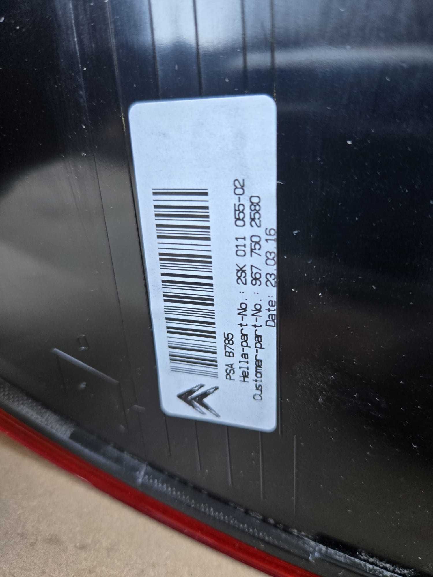 NOWA Lampa Prawa Tył Tylna CITROEN C4 PICASSO II (2013-16) Oryginał EU
