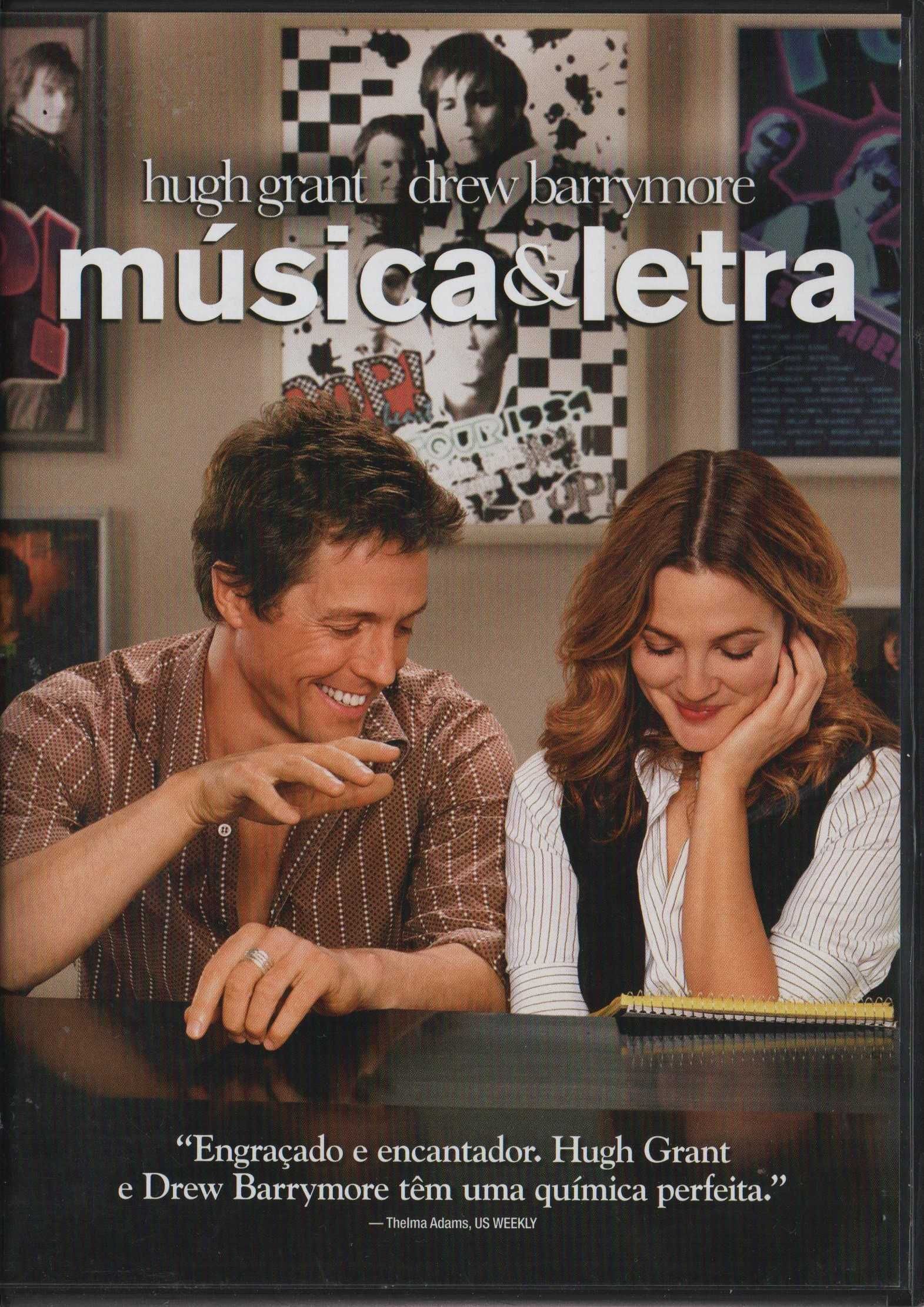 Dvd Música & Letra - comédia - Hugh Grant/ Drew Barrimore - extras