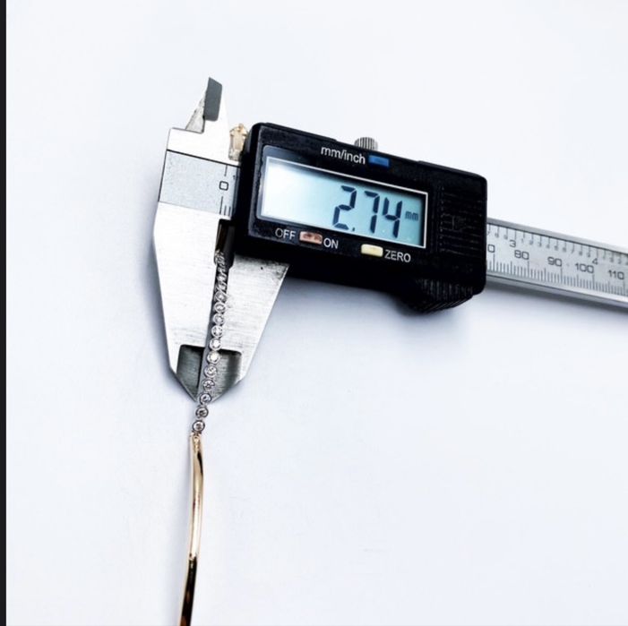 Суперовый золотой браслет с натуральными бриллиантами 0,6 ct