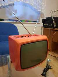 Telewizor Vela 203, retro, PRL, eksponat.