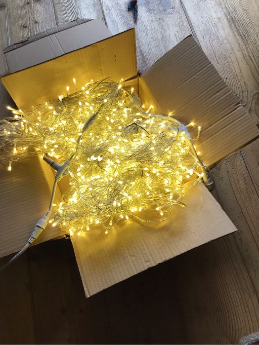 Profesjonalna kurtyna świetlna 2,5x9 m bardzo długa 1000 LED na wesele