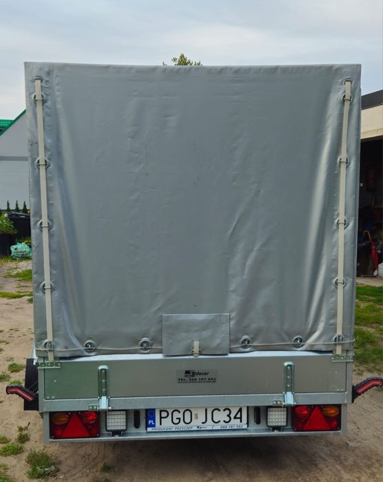 Przyczepka samochodowa  300x156x150 rok 2024 z mega oświetleniem LED