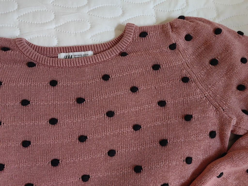 Hm r. 110/116 sweter sweterek