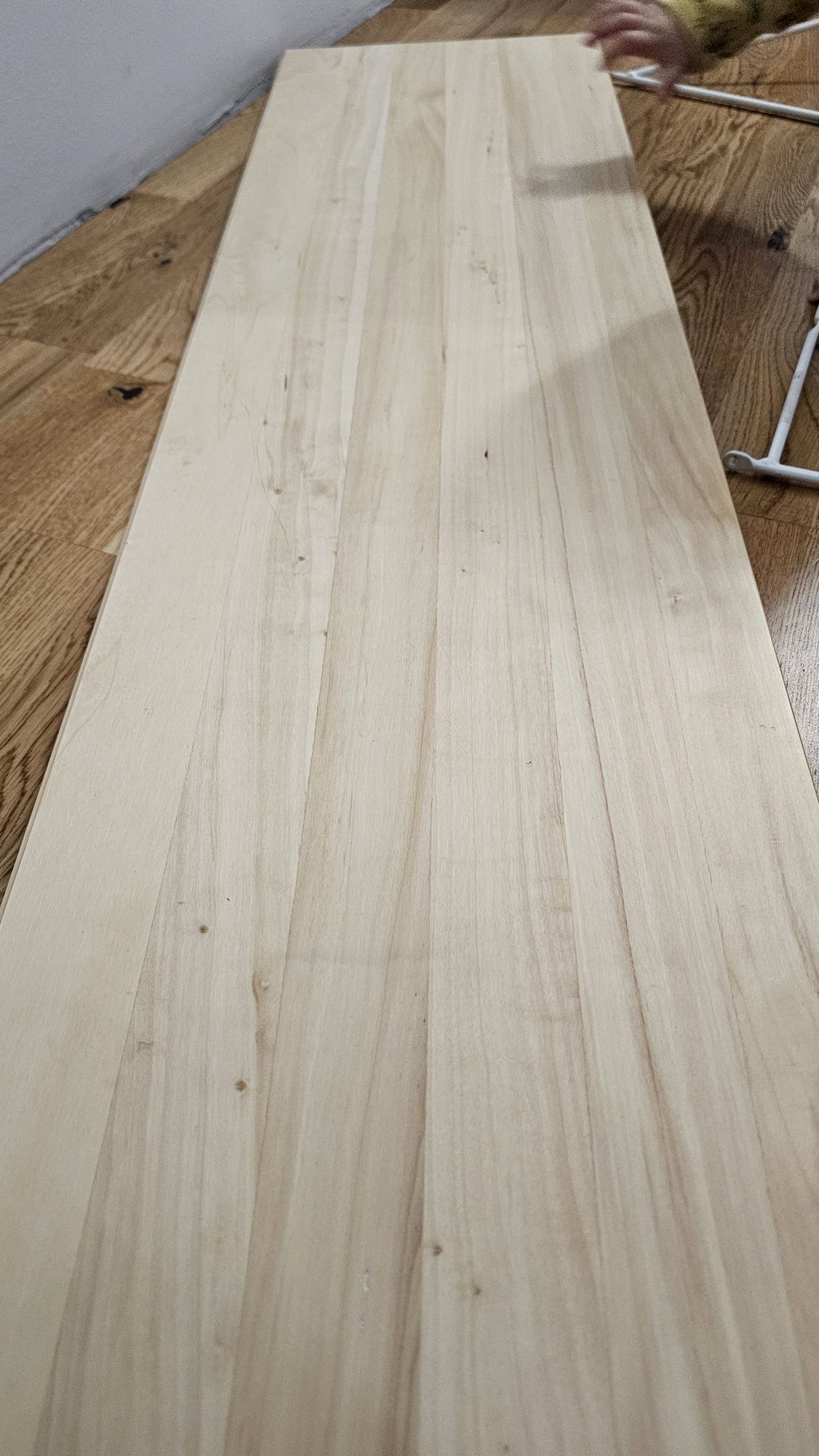 Półka wisząca ikea 120x30 drewniana