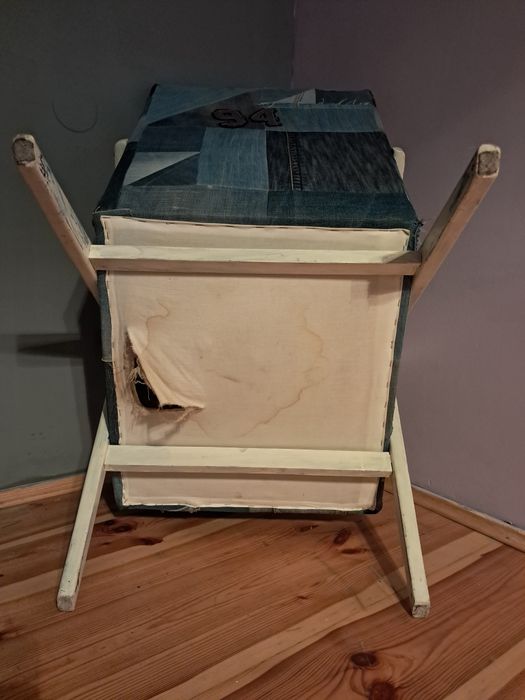 Fotel Var B-310 Chierowski obszyty w jeans