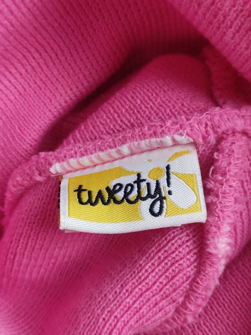 Tweety, komplet czapka i szalik.