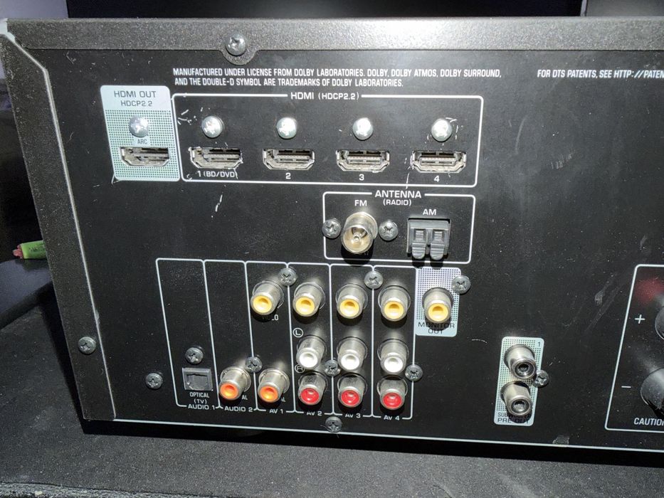 Receptor AV Yamaha rx-v581 Dolby Atmos