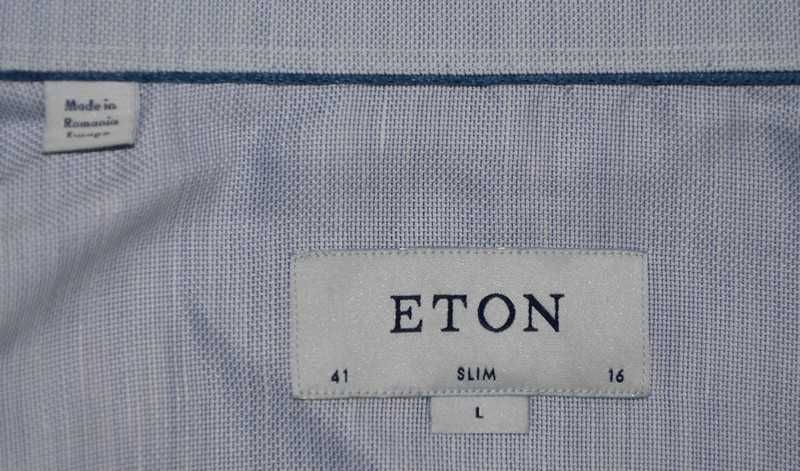 Eton Slim elegancka koszula  z lnem _ M