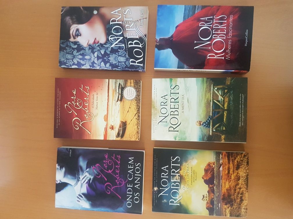 Livros da escritora Nora Roberts e Sveva casati modignani