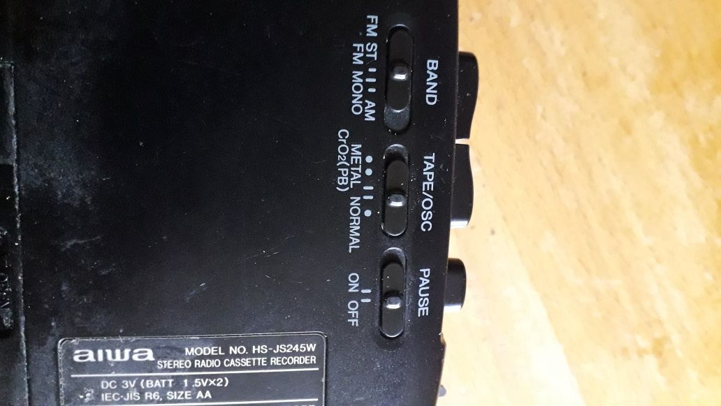 Aiwa HS JS 245w z auto rewersem