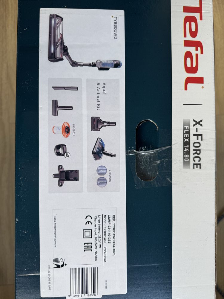 Odkurzacz pionowy tefal x-force flex 14.80 z mopowaniem