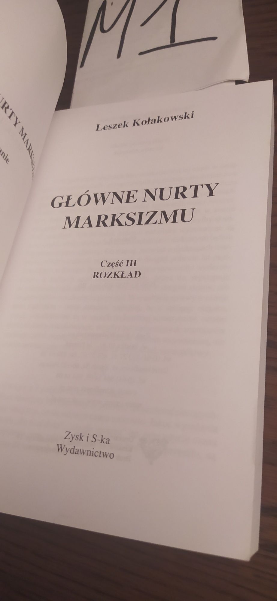 Główne nurty marksizmu Leszek Kołakowski
