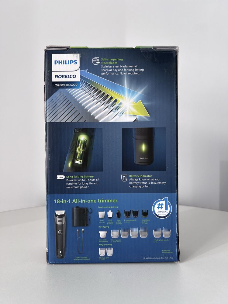 Тример машинка для стрижки PHILIPS Multigroom 5000 MG5910/49 MG5900/49
