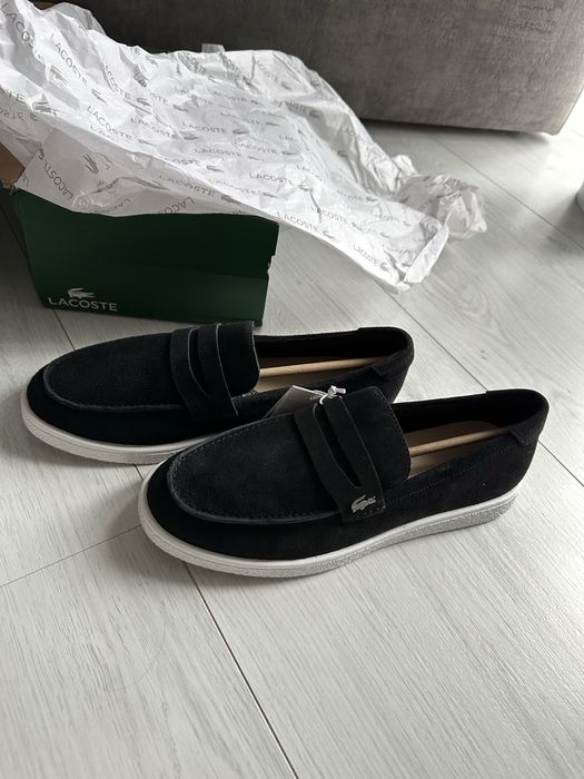 Лофери мокасини чоловічі черевики Lacoste