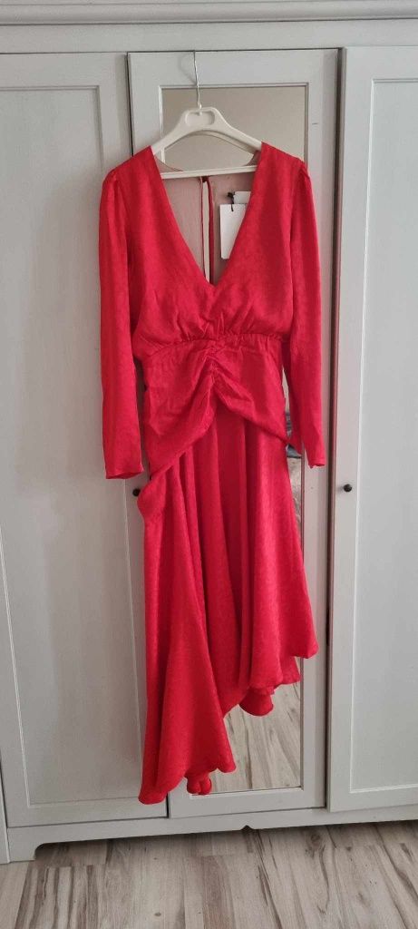 Czerwona sukienka Veclaim Jessica Mercedes 36 S