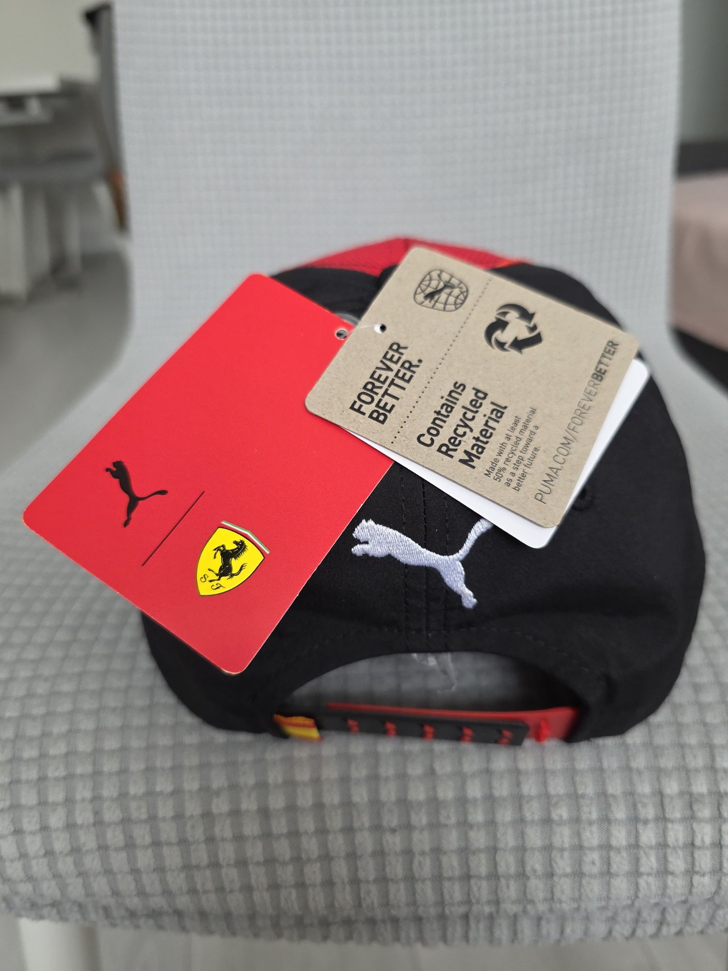 Czapka Carlos Sainz 2023, Scuderia Ferrari, Puma, F1, Formula 1