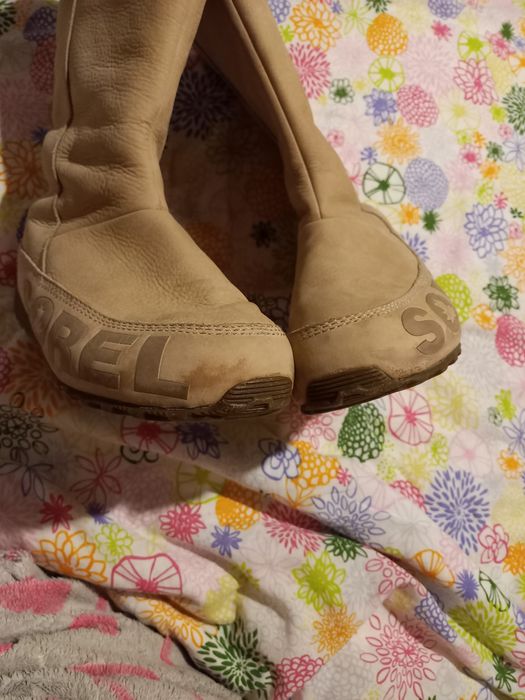 Skórzane buty Sorel