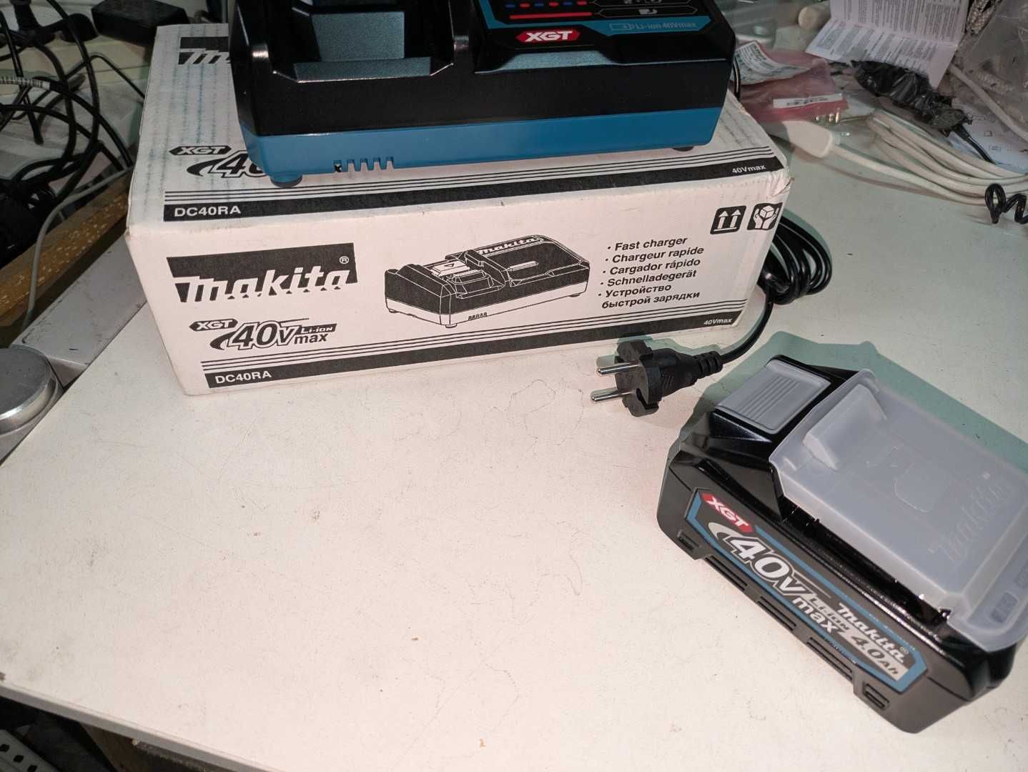 Bateria + Carregador Makita 40V XGT