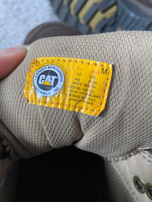 cat caterpillar мужские кожаные ботинки 44р 28,5см оригинал