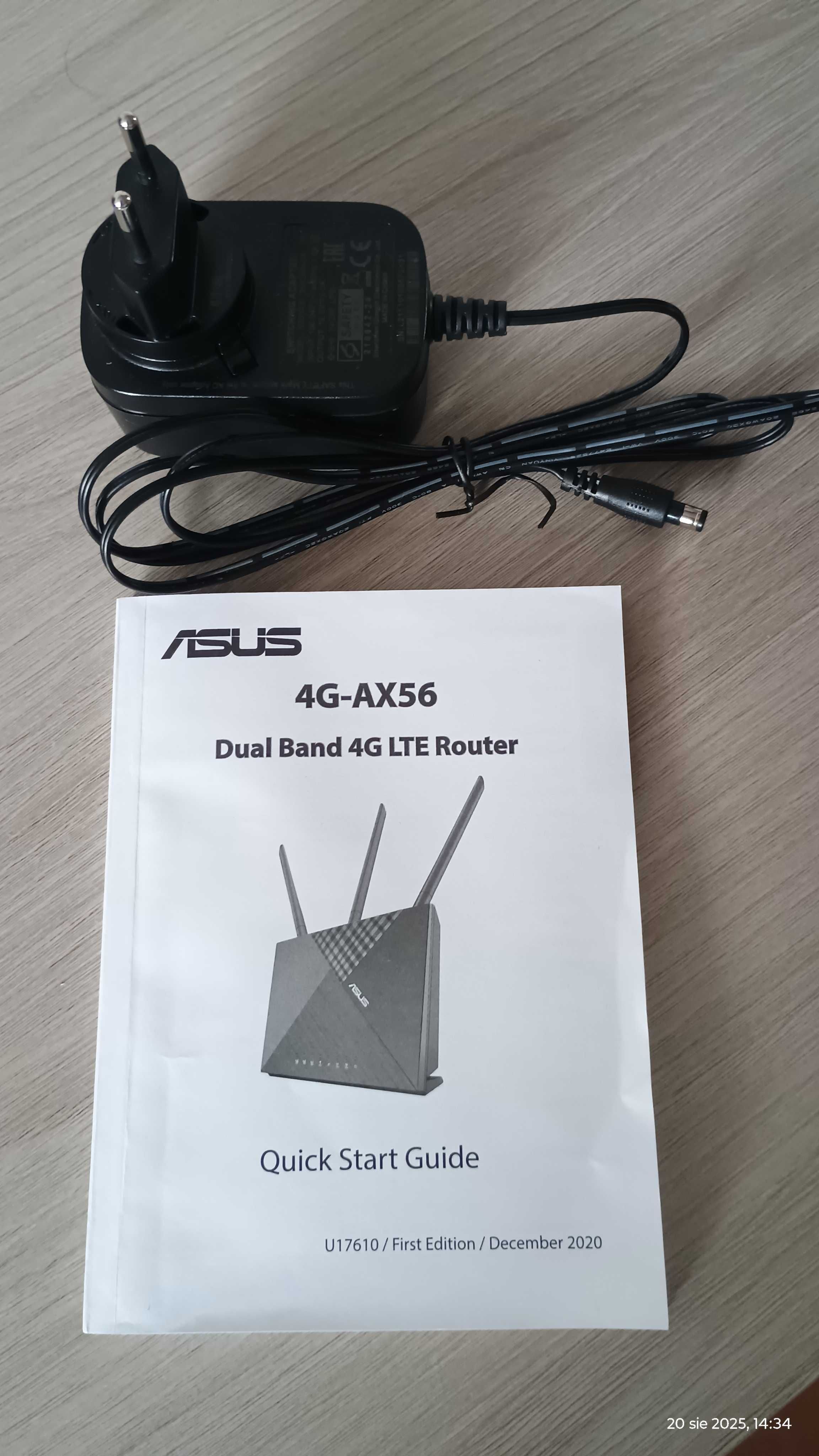 ASUS 4G-AX56 dual band 4G LTE ROUTER