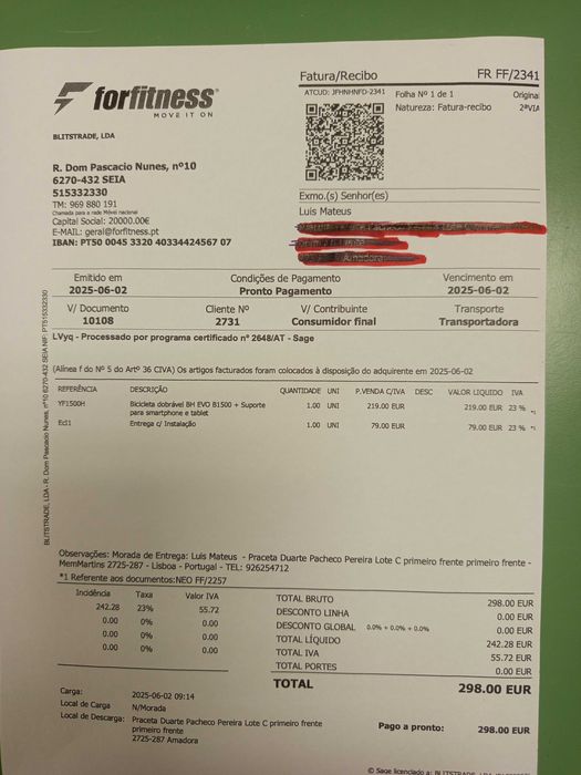 Bicicleta estática da melhor marca BH fitness comprada Junho 2025